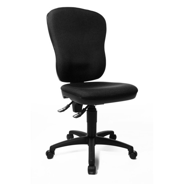 Topstar Bürostuhl Point 80, schwarz / schwarz, bis 110kg, ohne Kopfstütze 4014296542164 Topstar