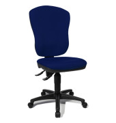 Bürodrehstuhl Point 80 ohne Armlehnen blau