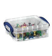 Aufbewahrungsbox 0.2C, 0,2 Liter, mit Deckel, au&szlig;en 120x85x45mm, Kunststoff transparent