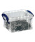 Aufbewahrungsbox 0.3C, 0,3 Liter, mit Deckel, au&szlig;en 120x85x65mm, Kunststoff transparent