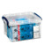 Aufbewahrungsbox 1.6C, 1,6 Liter, mit Deckel, au&szlig;en 195x135x110mm, Kunststoff transparent