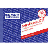 KassaEingang/1711 DIN A6 quer weiß/rosa sd Inh.2x 40 Blatt
