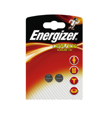 Knopfzellen, LR44 / A76, 1,5 Volt