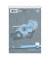 Notizblock 608731020, Muster, kariert, A5, 70g, grau, 50 Blatt