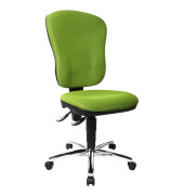 Bürostuhl Steel Point 80, apfelgrün / chrom, bis 110kg