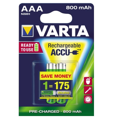 Akkus Recharge Accu Power, AAA / Micro / HR03, 1,2 Volt