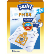 Staubsaugerbeutel PH 84 MicroPor Plus AirSpace 4 St&uuml;ck + 1 Filter