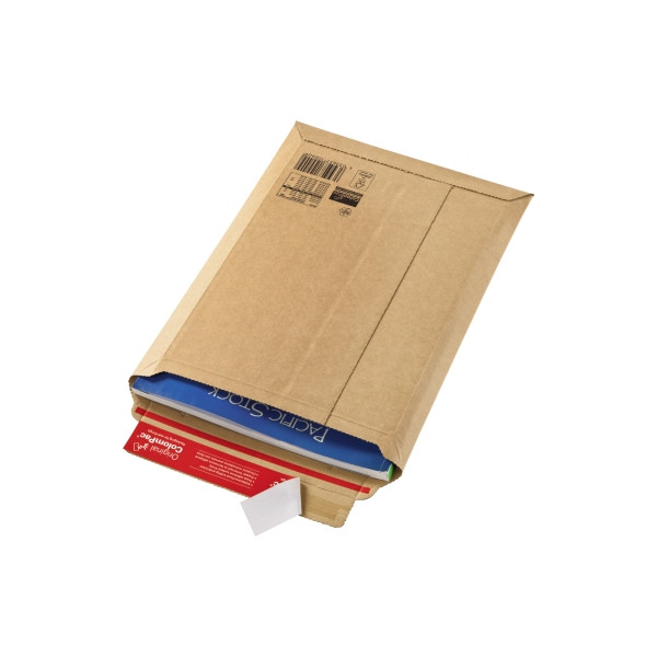 4033657100508 - Versandtaschen Rigid Plus 30000182 B4+ ohne Fenster 50mm-Falte selbstklebend 74g braun 4033657100508 ColomPac