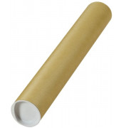 Versandrohr 30001362 braun, bis DIN Versand, innen 43x&Oslash;6cm, rund, Karton