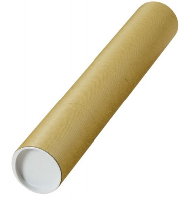 Versandrohr 30001357 braun, bis DIN Versand, innen 50x&Oslash;8cm, rund, Karton