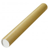 Versandrohr 30001359 braun, bis DIN Versand, innen 75x&Oslash;8cm, rund, Karton