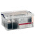 Aufbewahrungsbox 64C, 64 Liter mit Deckel, für A4 Ordner, außen 710x440x310mm, Kunststoff transparent