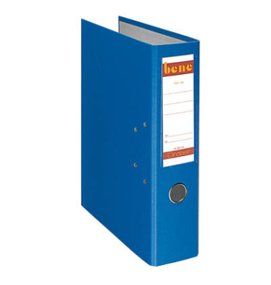 Ordner No.1 Power 291400BL, A4 80mm breit PP vollfarbig blau