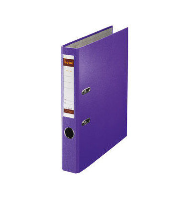 Ordner No.1 Power 291600 VI, A4 52mm schmal PP vollfarbig violett