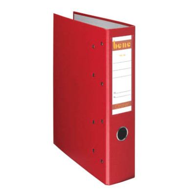 Doppelordner 292900 2x A5-quer rot 75mm PP