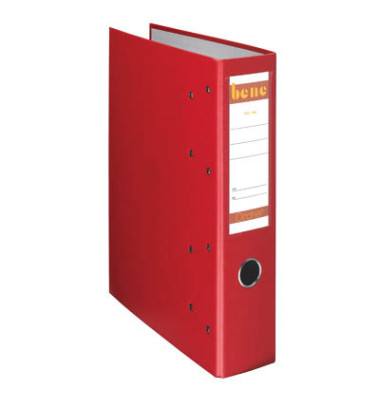 Doppelordner Postscheckordner 292900RT, 2x A5 quer 75mm breit Kunststoff vollfarbig rot