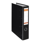 Doppelordner Postscheckordner 292900SW, 2xA5 quer 75mm breit Karton vollfarbig schwarz