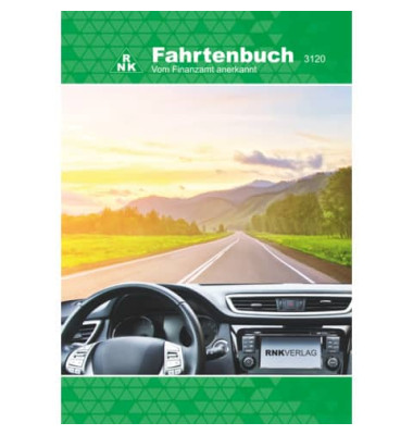 Fahrtenbuch für PKW mit Parkscheibe/3120/2 DIN A5