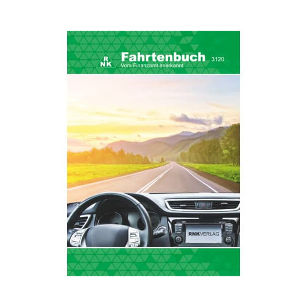 RNK Fahrtenbuch für PKW mit Parkscheibe/3120/2 DIN A5 - Bürobedarf
