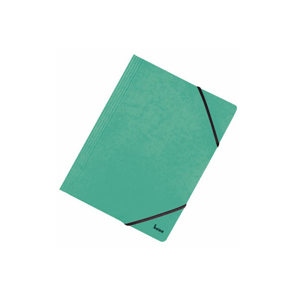 9003264430409 - Eckspannmappe VARIO 110700 GN A4 Chartreuse Karton 390g mit 3 Einschlagklappen 9003264430409 Bene