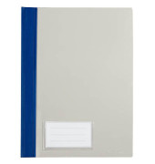 Schnellhefter 281100BL, A4, blau, Kunststoff, Vorderdeckel transparent