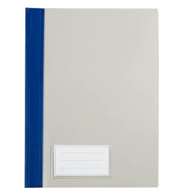 Schnellhefter 281100 A4 blau PVC Kunststoff kaufmännische Heftung bis 250 Blatt