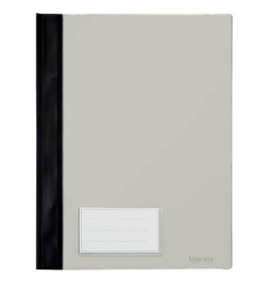 Schnellhefter 281100SW, A4, schwarz, Polyvinylchlorid (PVC), Vorderdeckel transparent