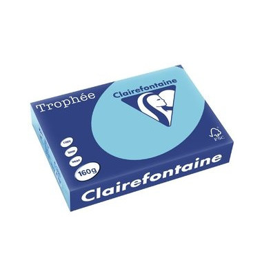 Kopierpapier Trophee 1105C blau pastell A4 160g 
