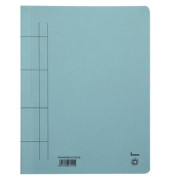 Schnellhefter 81100BL, A4, blau, Karton, 250g, Vorderdeckel opak
