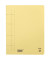Schnellhefter 81100ge, A4, gelb, Karton, 250g, Vorderdeckel opak