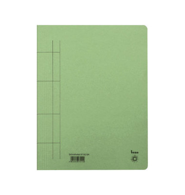 Schnellhefter 81100gn, A4 250g, Vorderdeckel opak