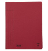 Schnellhefter 81100rt, A4, rot, 250g, Vorderdeckel opak
