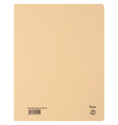 Jurismappe 81700ch, A4 chamois 250g, mit 3 Einschlagklappen