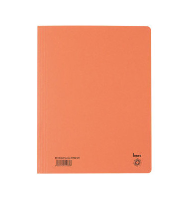 Jurismappe 81700OR, A4 orange 250g, mit 3 Einschlagklappen