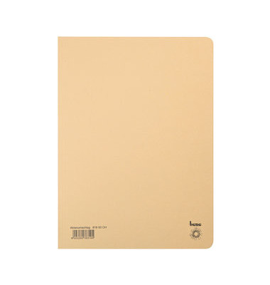 Aktendeckel 081900CH, A4 chamois Papier 250g