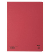 Aktendeckel 081900RT, A4 rot Papier 250g