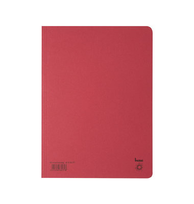 Aktendeckel 081900RT, A4 rot Papier 250g