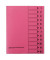 Ordnungsmappe - 83800RS, 1-12, rosa, Din A4, 12 F&auml;cher