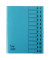 Ordnungsmappe - 84800BL, 1-12, intensivblau, Din A4, 12 F&auml;cher