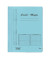 Schnellhefter Comba-Mappe 111000 A4 blau 250g Karton kaufmännische Heftung bis 250 Blatt