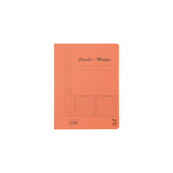 9003260500601 - Schnellhefter Comba-Mappe 111000 A4 orange 250g Karton kaufmännische Heftung bis 250 Blatt 9003260500601 Bene