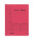 Schnellhefter Comba-Mappe 111000RT, A4, rot, Karton, 250g, Vorderdeckel opak