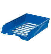 Briefablage 60100BL A4 / C4 blau Kunststoff stapelbar