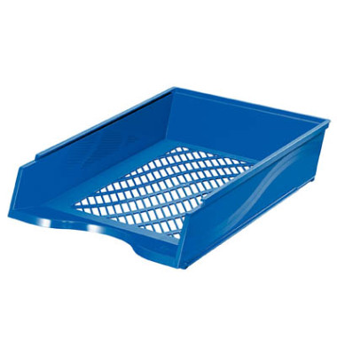 Briefablage 60100BL A4 / C4 blau Kunststoff stapelbar