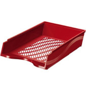Briefablage 60100drt, A4/C4, dunkelrot, Polystyrol stapelbar