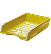 Briefablage 60100GE, A4/C4, gelb, Polystyrol stapelbar