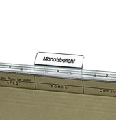 Beschriftungsschilder/116260 weiß 60 mm Inh.50