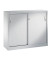 Aktenschrank 2046-00, Stahl abschließbar, 2 OH, 120 x 97,5 x 40 cm, lichtgrau