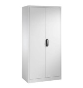 Aktenschrank 9280-000, Stahl abschließbar, 5 OH, 93 x 195 x 50 cm, lichtgrau
