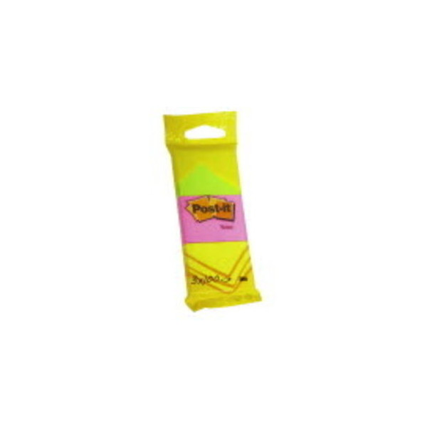 3134375282871 - Haftnotizen 6812N Neon Notes 35x51mm 3-farbig sortiert rechteckig 3134375282871 3 Stück